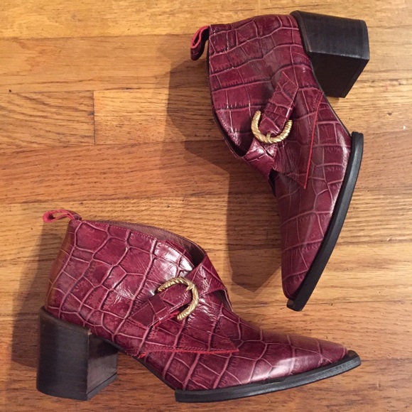 FLASH SALE ✨Jeffrey Campbell #SHONA Western Bootie - Picture 1 of 4